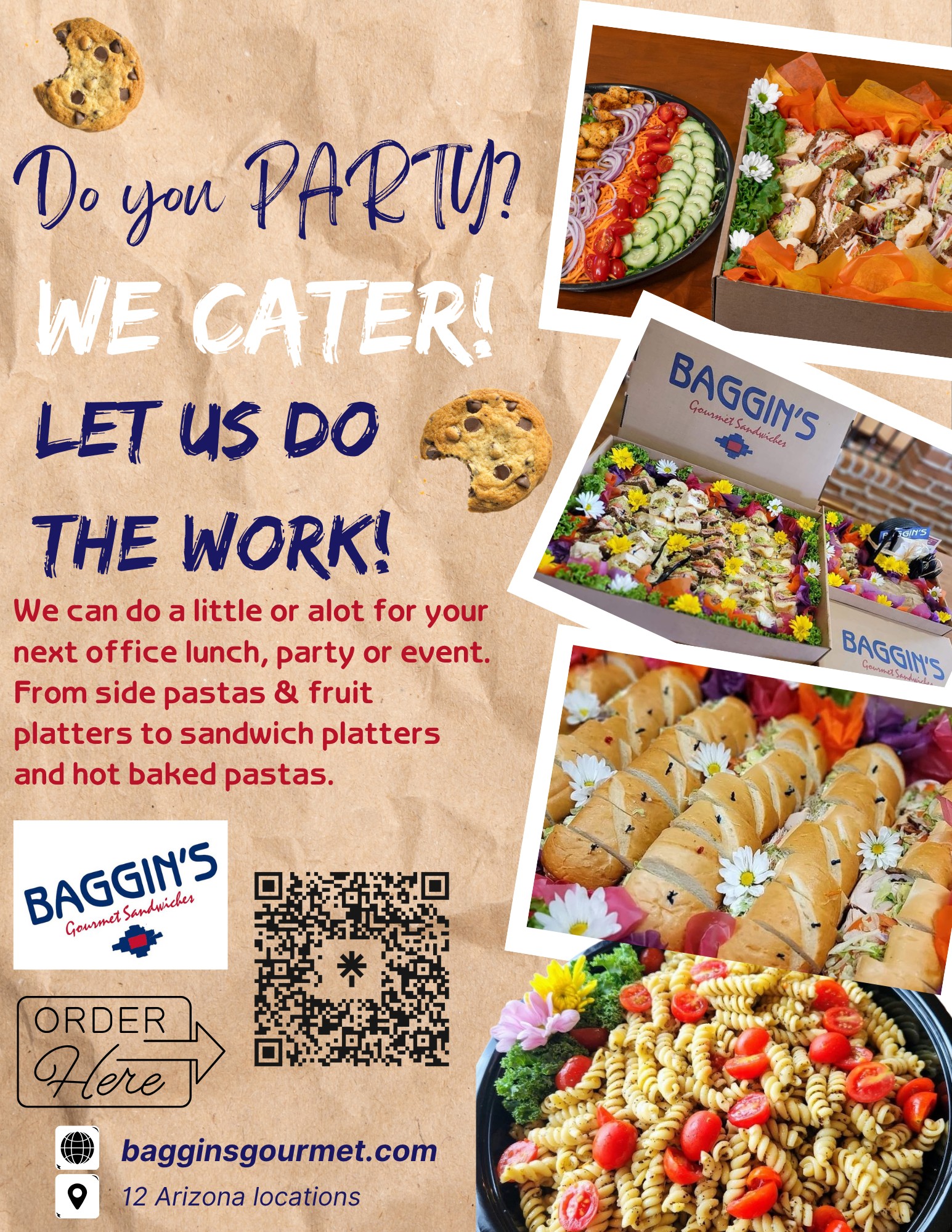 Baggin's Gourmet Sandwiches Facebook ad