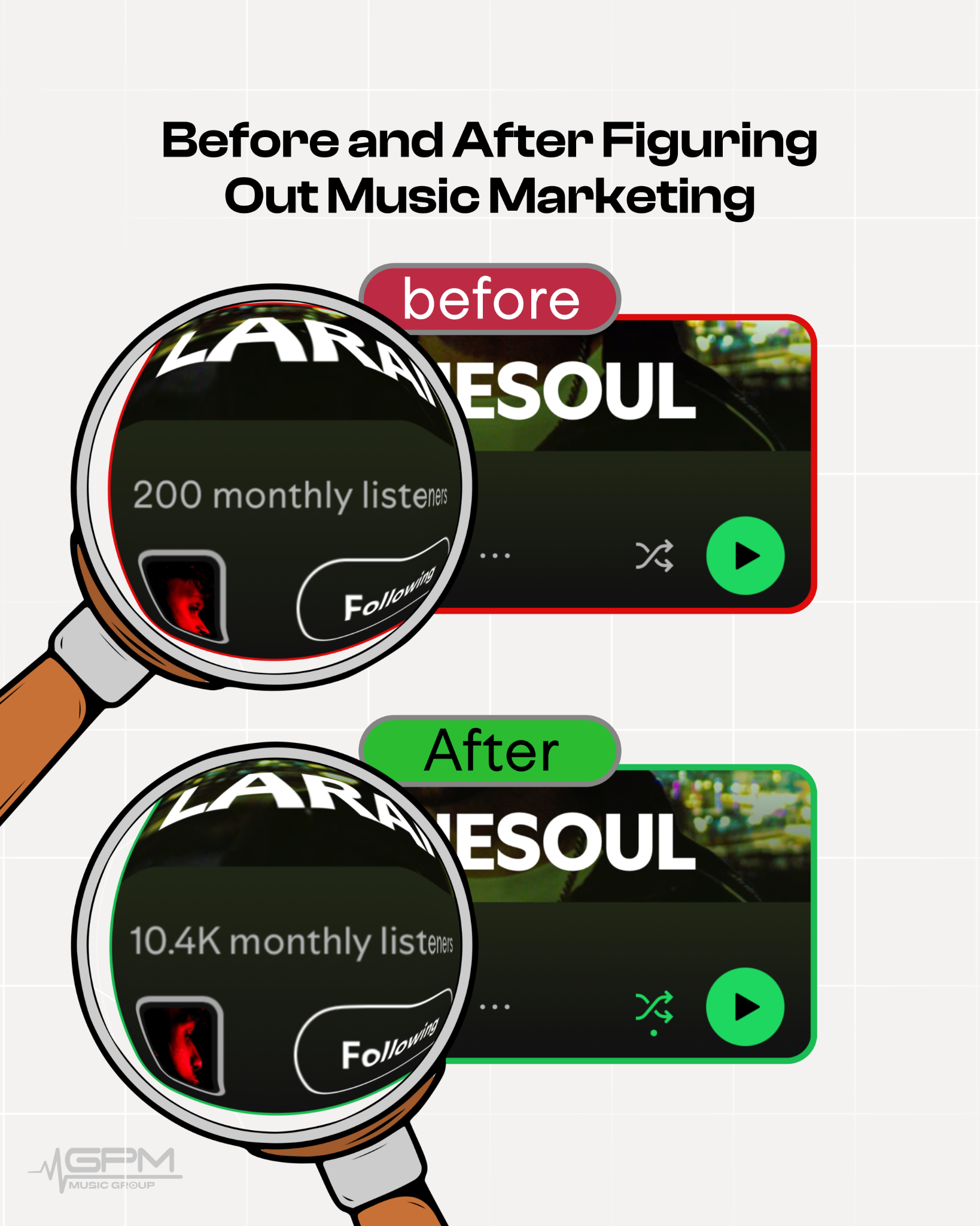 GPM Music Group Facebook ad