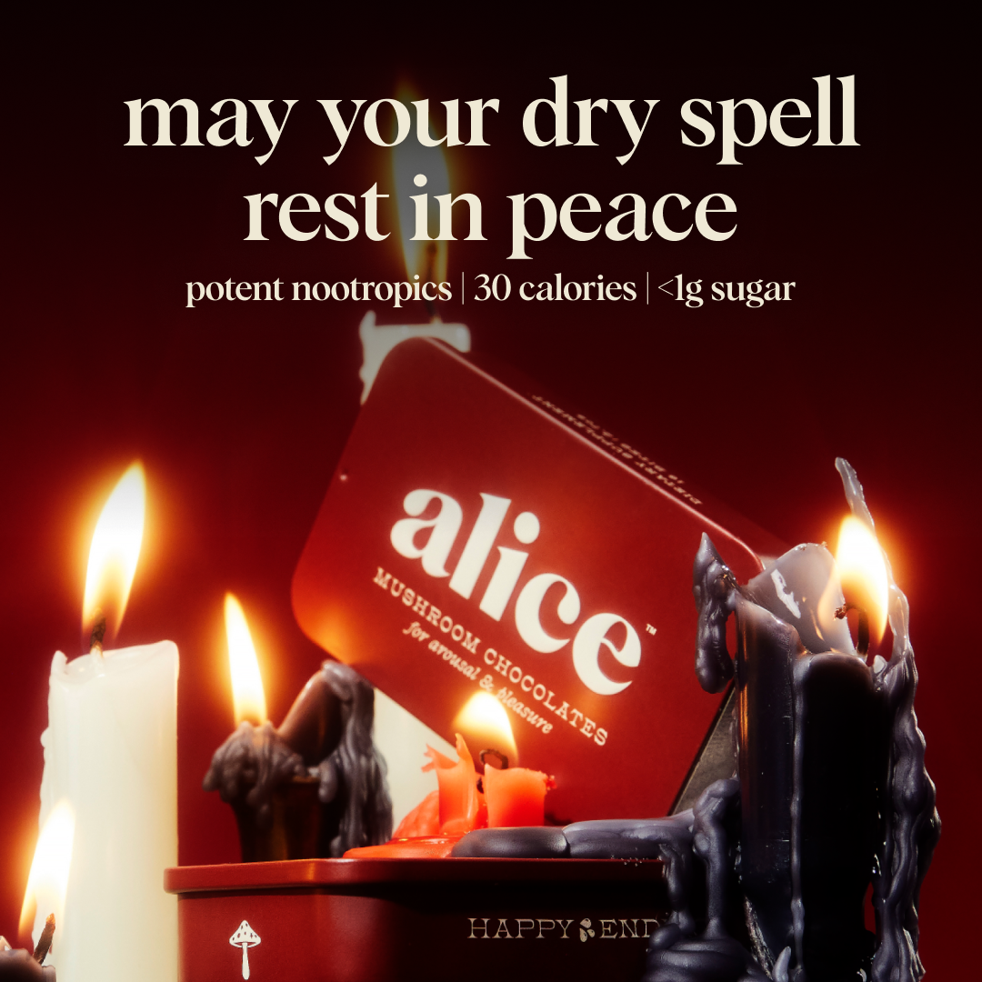 Alice Mushrooms Facebook ad