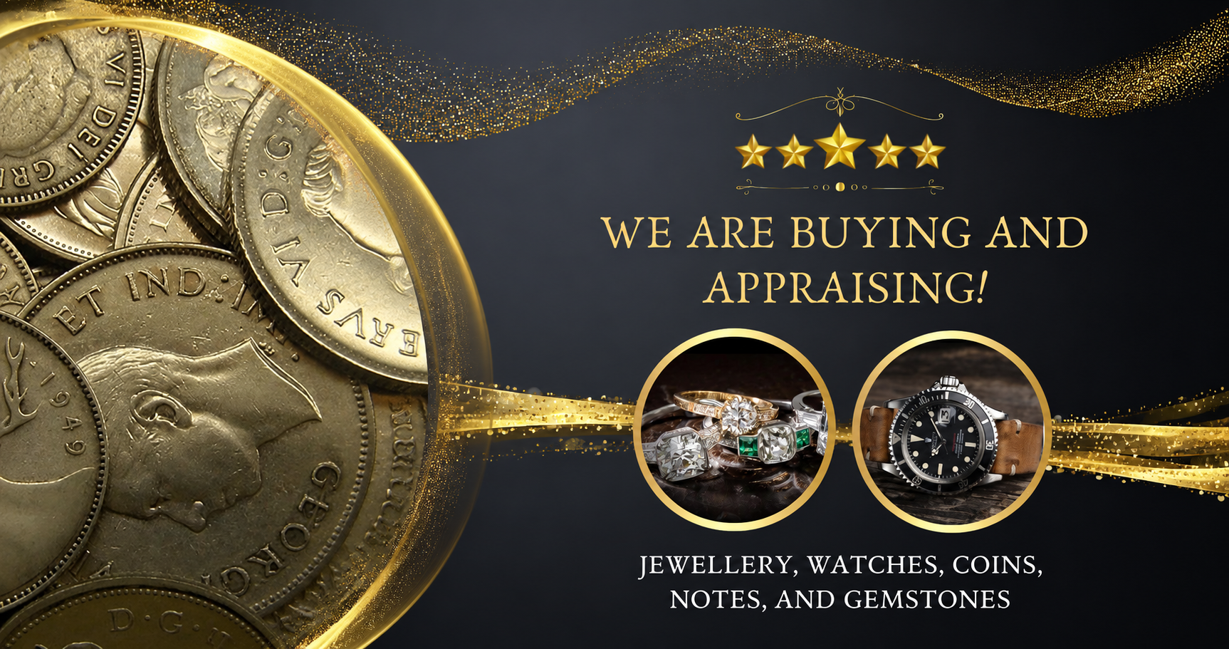 Harringtons Auctioneers and Appraisers Facebook ad from Aug 11, 2026