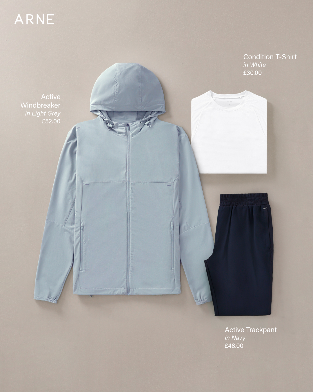 Arne Facebook ad: A closer look at our Activewear outfits.
