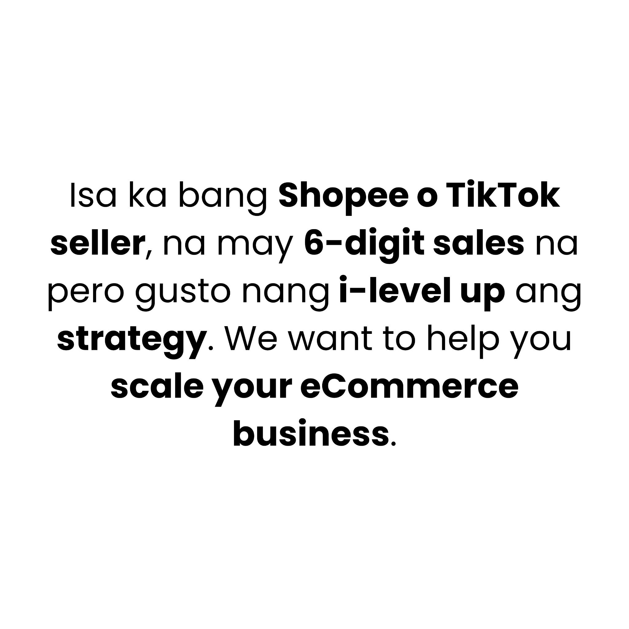 ECOM Accelerator Facebook ad