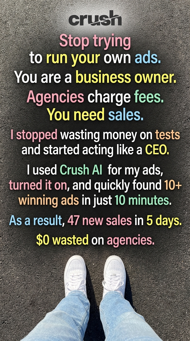 trycrush.ai Facebook ad