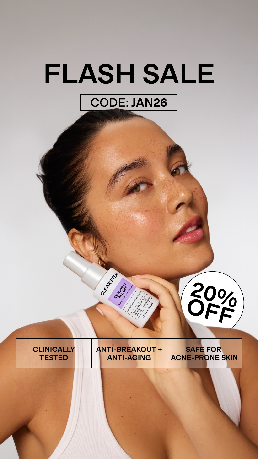 CLEARSTEM Skincare Facebook ad