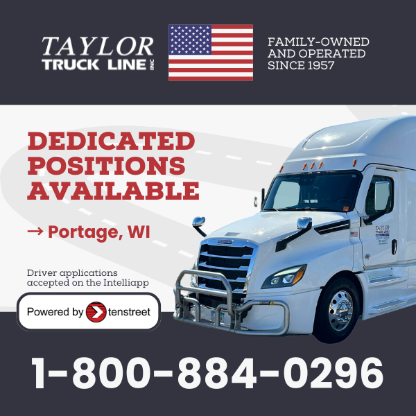 Taylor Truck Line Facebook ad: We Value You & Your Home Time