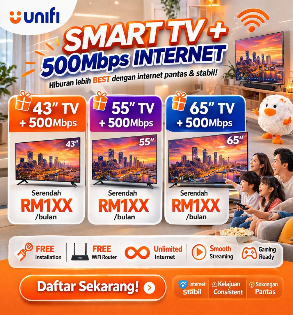 TM UNIFI Online Facebook ad