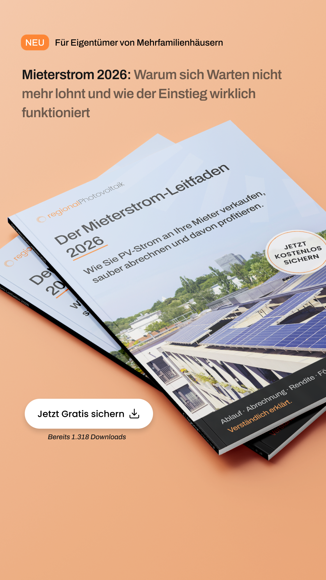 RegionalPhotovoltaik Facebook ad from May 12, 2026