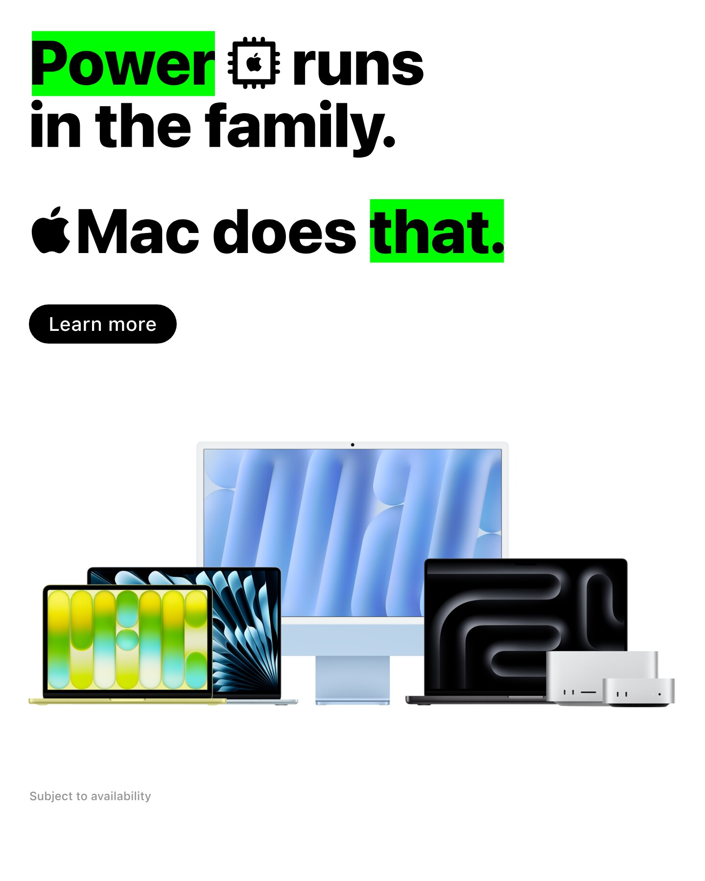 Apple Facebook ad