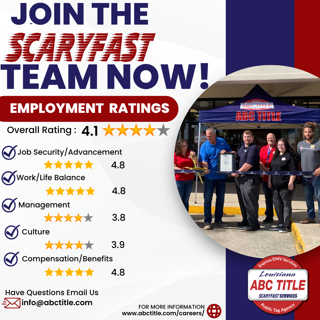ABC Title of Metairie Facebook ad: Hiring Now