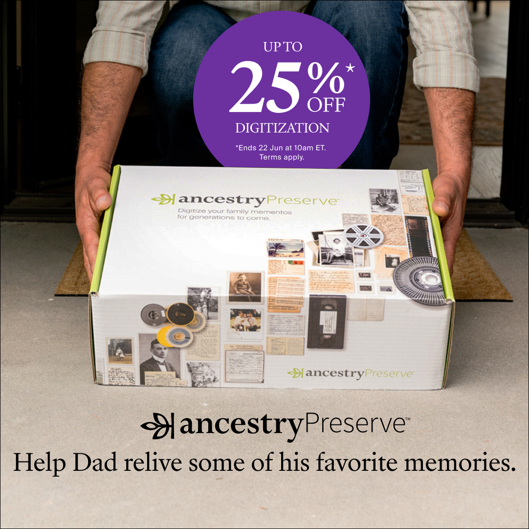 Ancestry Facebook ad