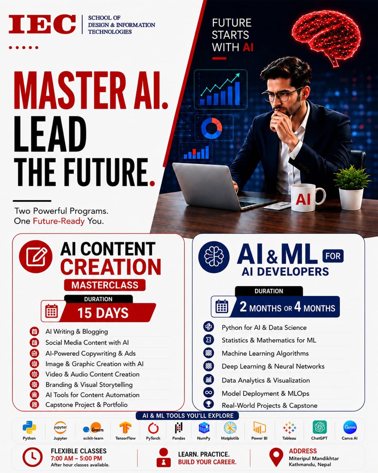 IEC School of Analytics Facebook ad