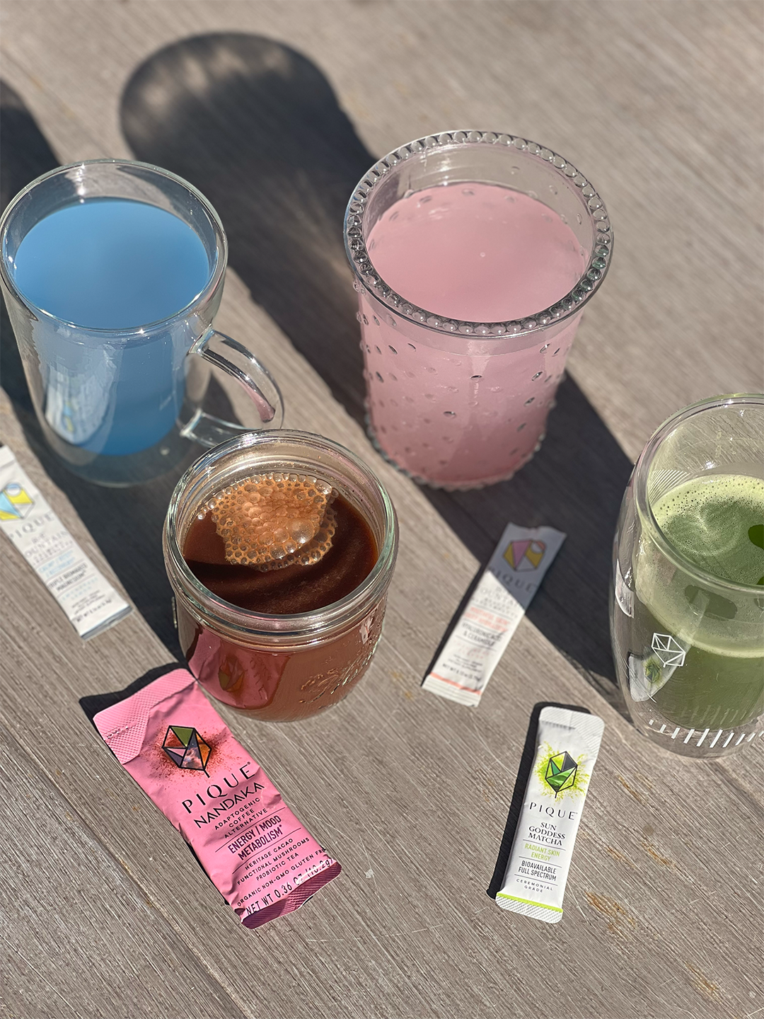 Pique Facebook ad: Skincare You Can Sip