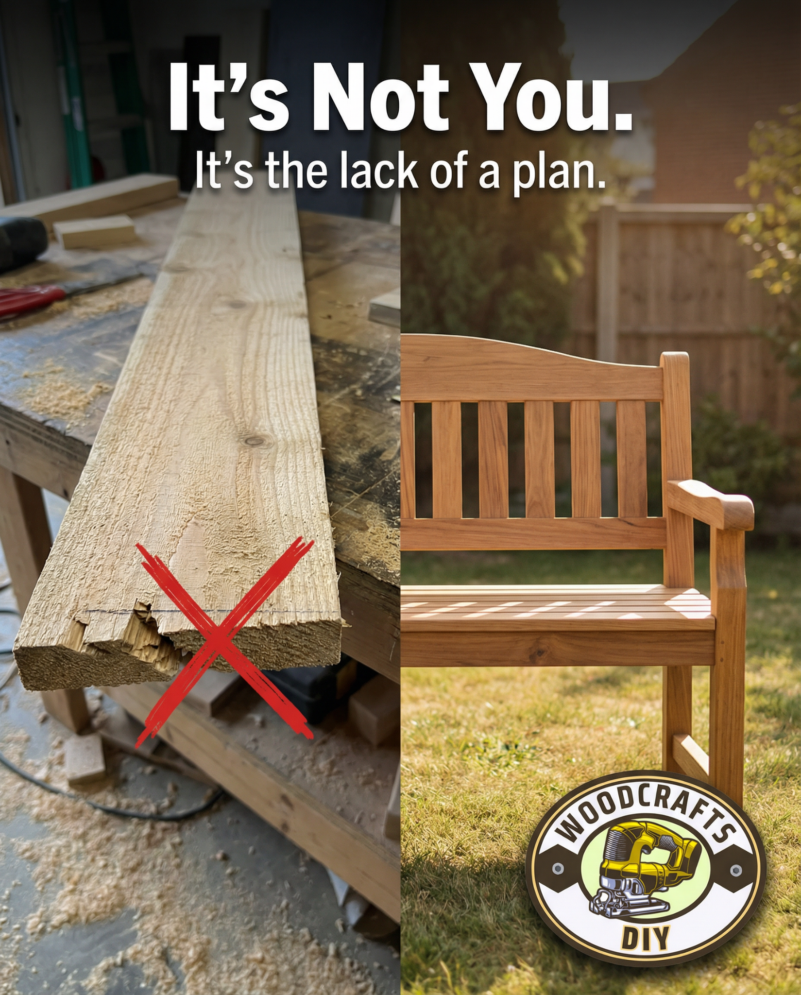 WoodCrafts DIY Facebook ad