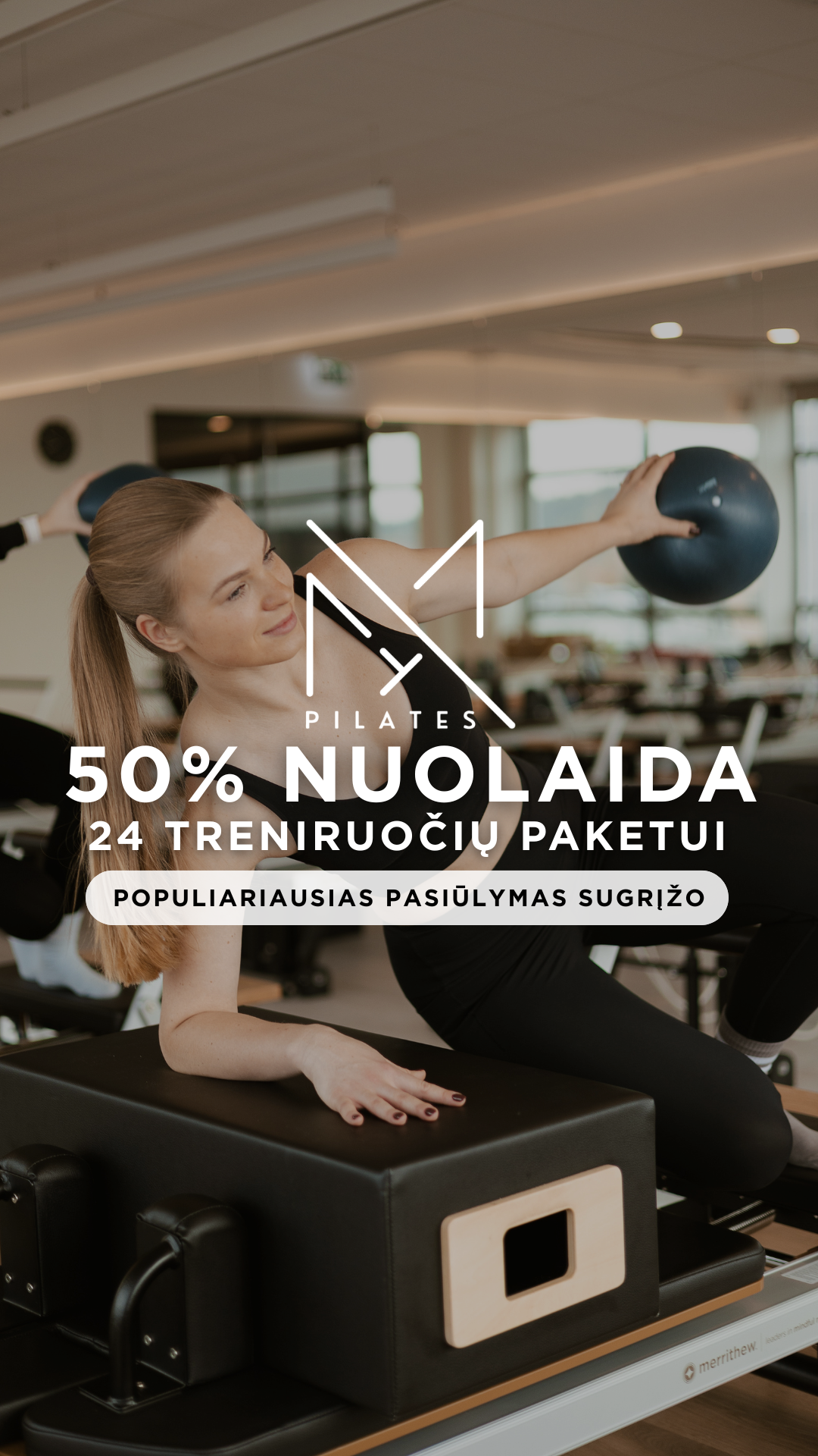 My Pilates Facebook ad