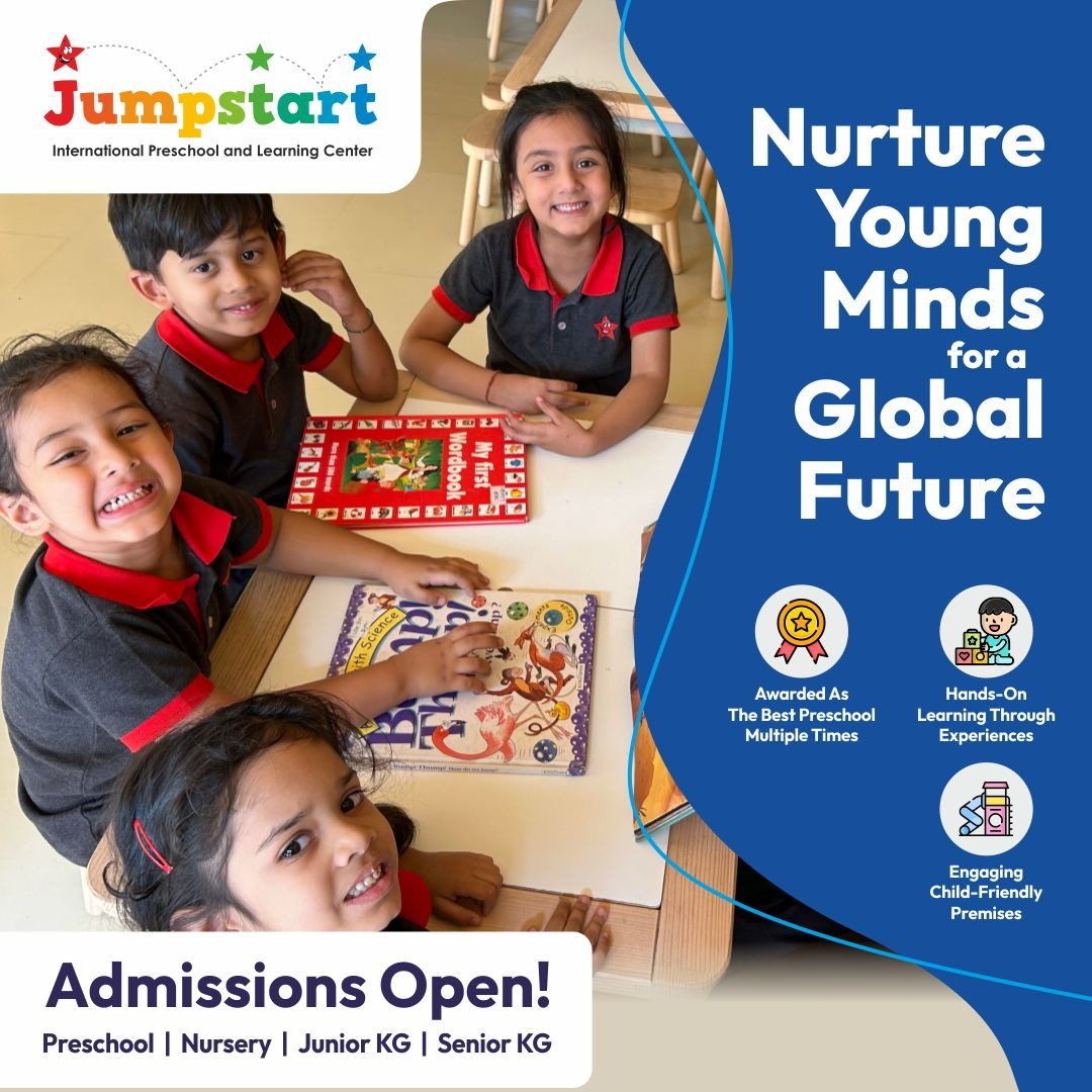 Jumpstart International Preschool and Learning Center Facebook ad: Give your child the perfect start!