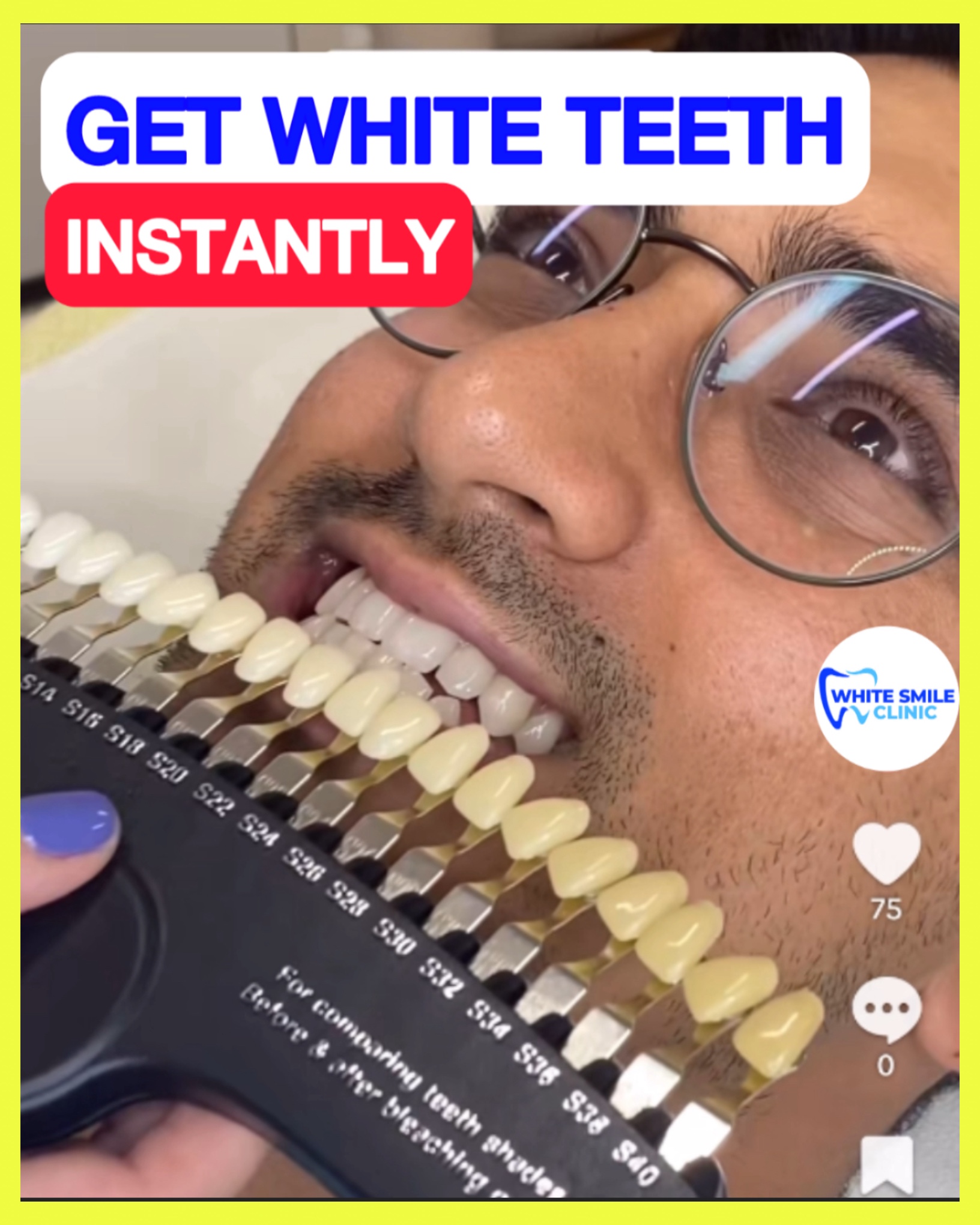 White Smile Facebook ad