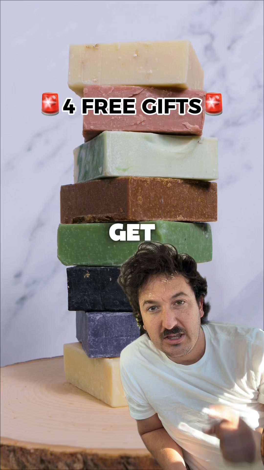 Dr. Squatch Facebook ad: Save Up To 51% 4 FREE Gifts