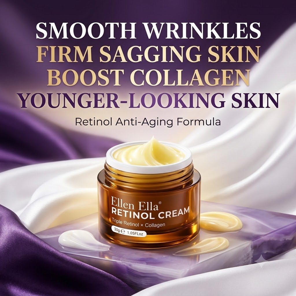 Ellen Ella Anti-aging Philippines Facebook ad: Buy 1 Get 1 Retinol Cream, Limited Time Offer