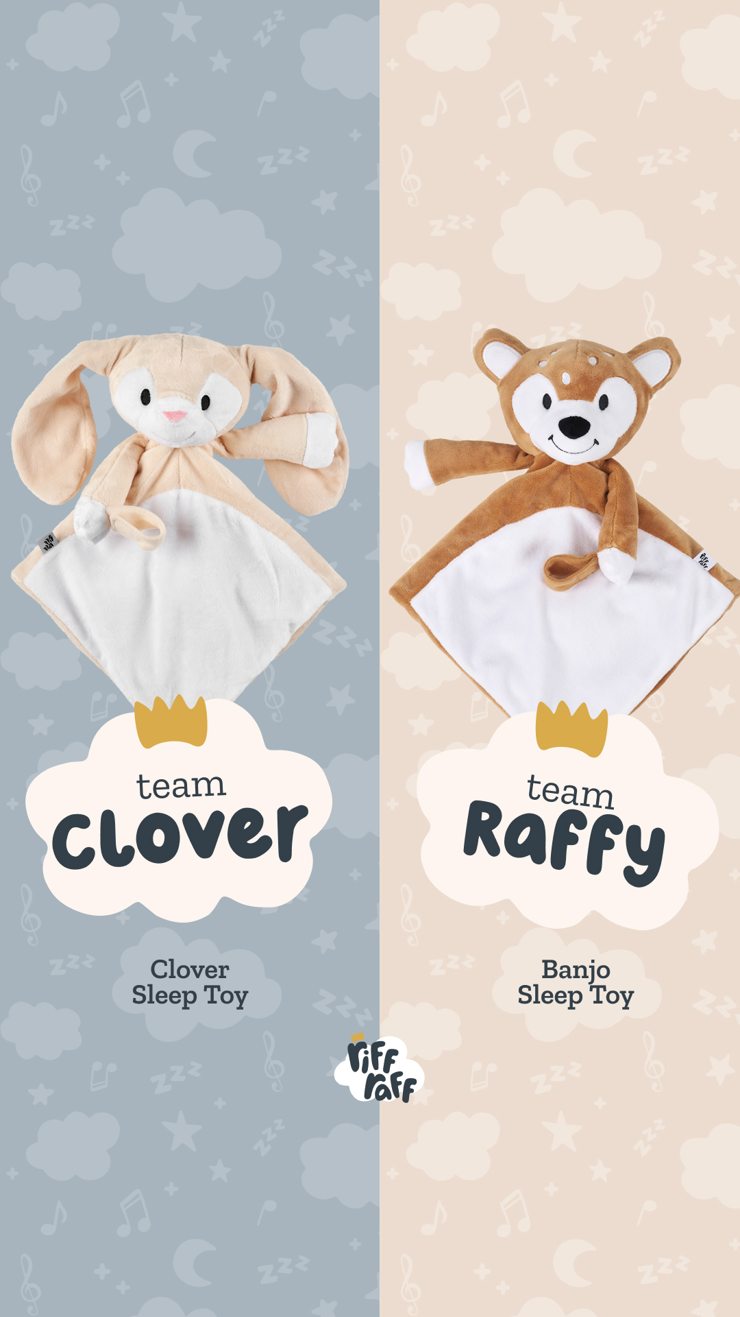 RIFF RAFF SLEEP TOYS Facebook ad