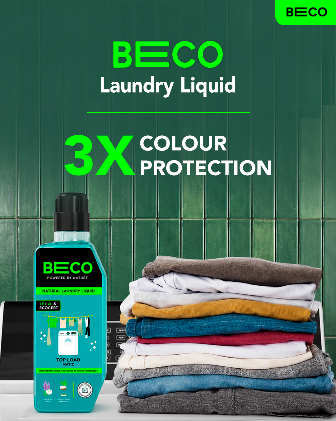 BECO Facebook ad: Beco Laundry Liquid