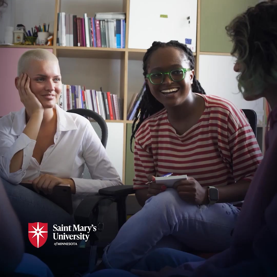 Saint Mary's University of Minnesota Facebook ad: M.A. in Counseling and Psychological Services