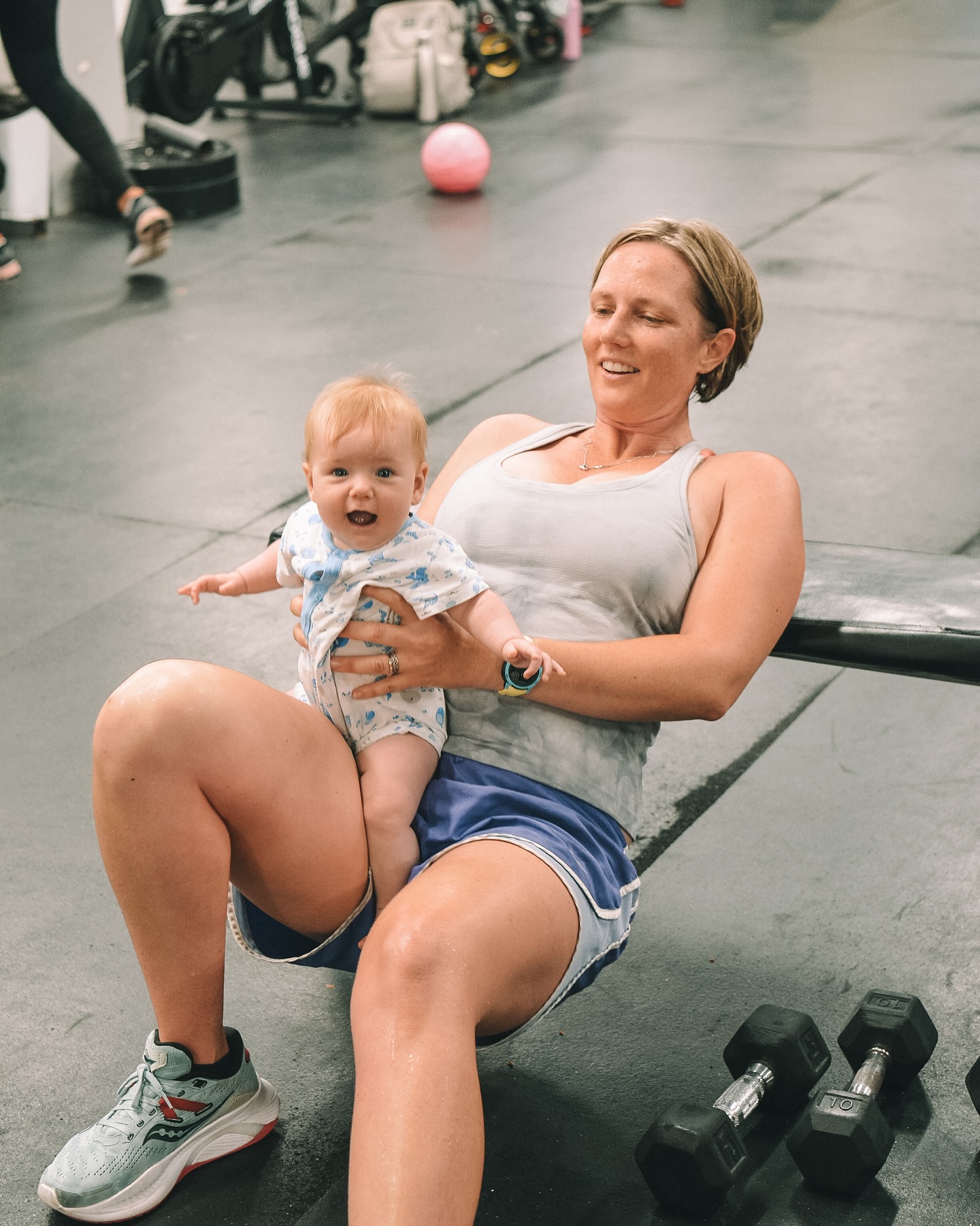 Beyond Fitness Bermuda Facebook ad: Mum strength!