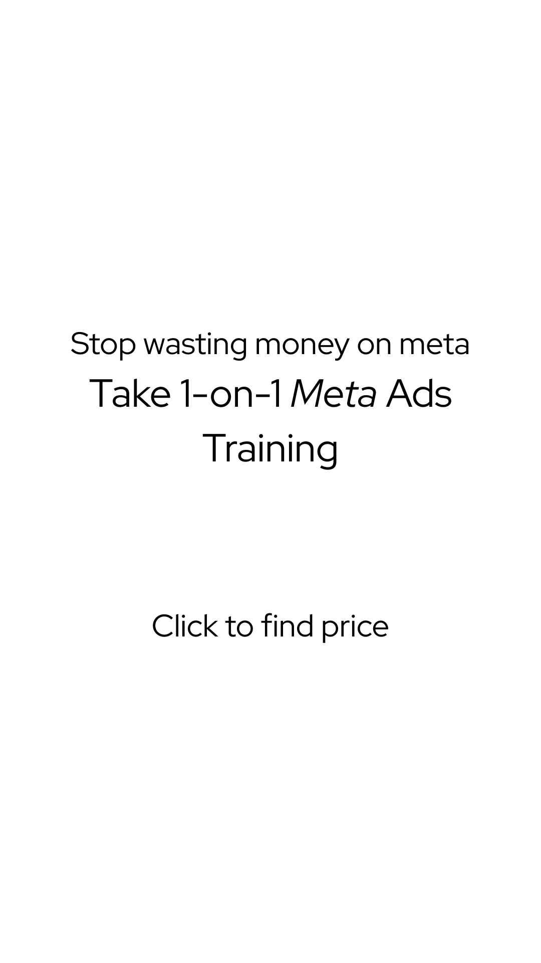 Meta Ads Expert Facebook ad: Meta Ads with Nalin Khera