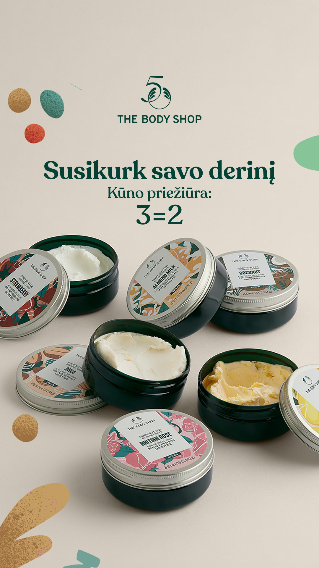 The Body Shop Facebook ad