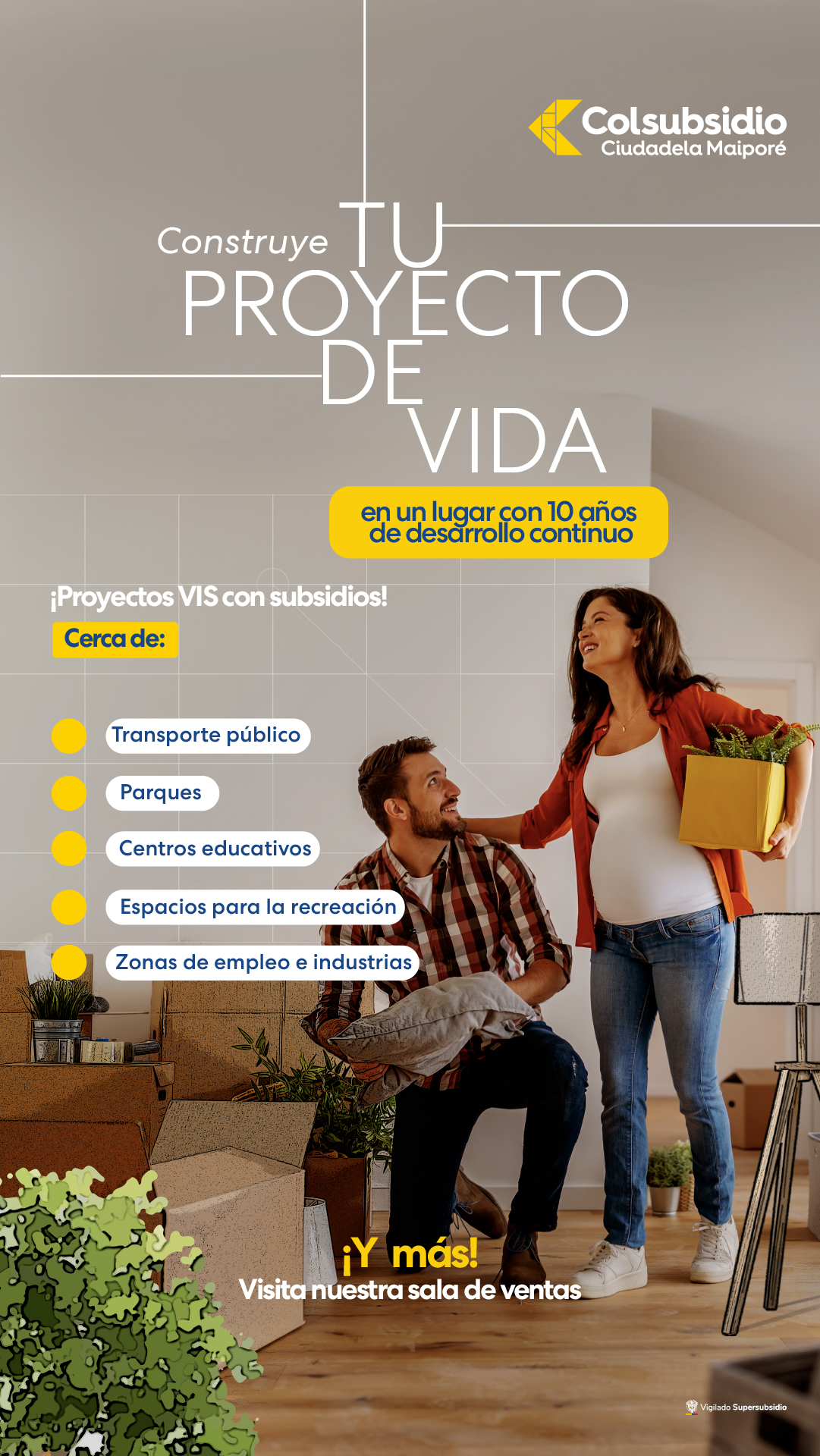 Colsubsidio Facebook ad from Jul 1, 2026