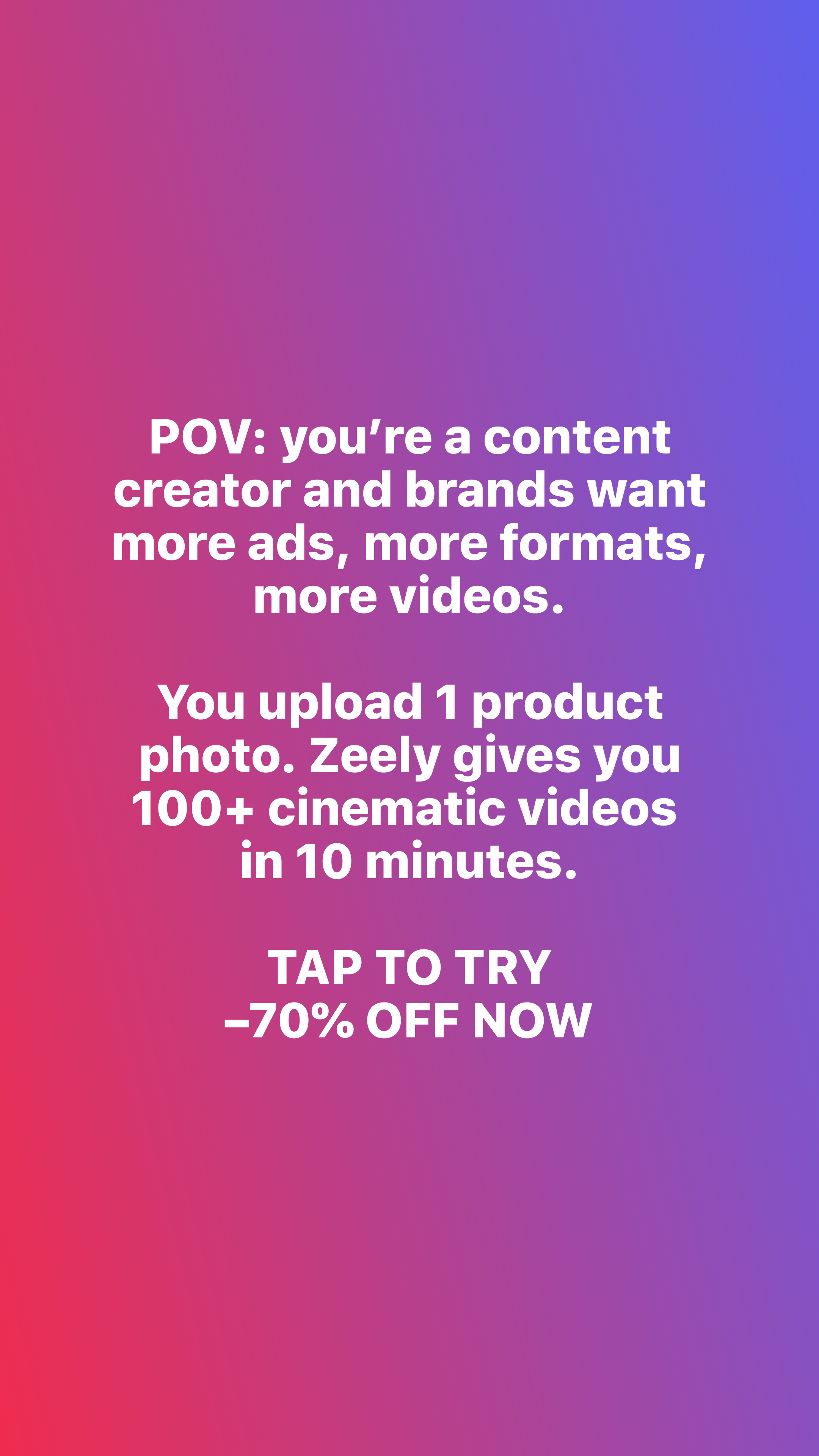 Zeely Facebook ad