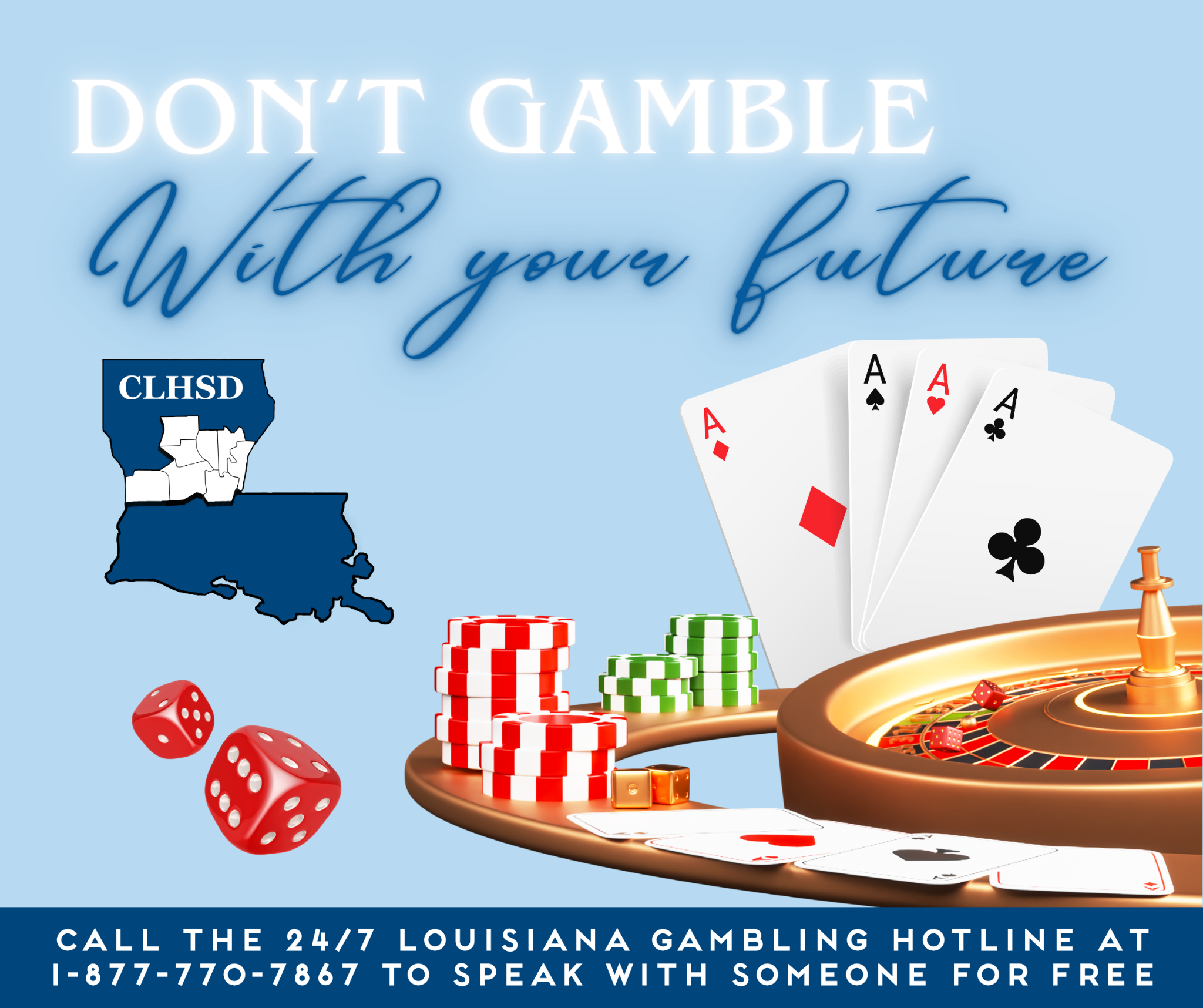 Central Louisiana Human Services District Facebook ad: Are you taking risks you can’t afford?
