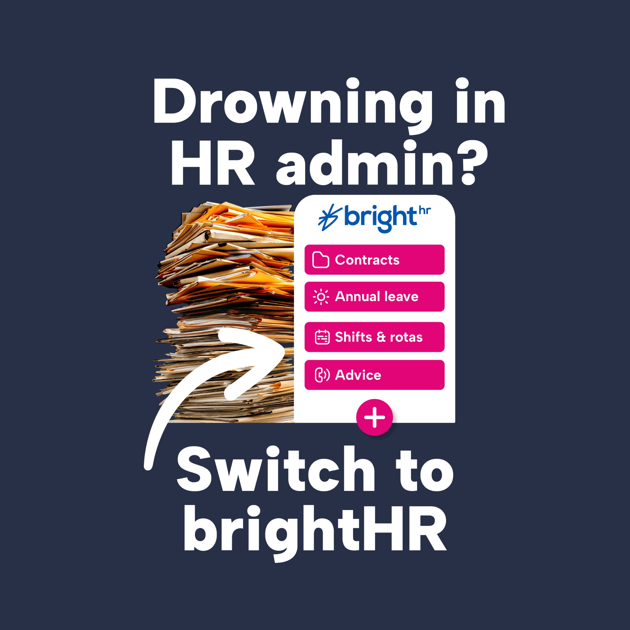BrightHR Facebook ad