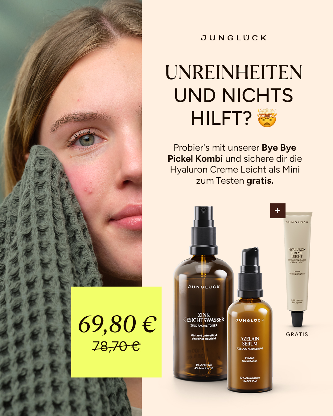 Junglück Facebook ad