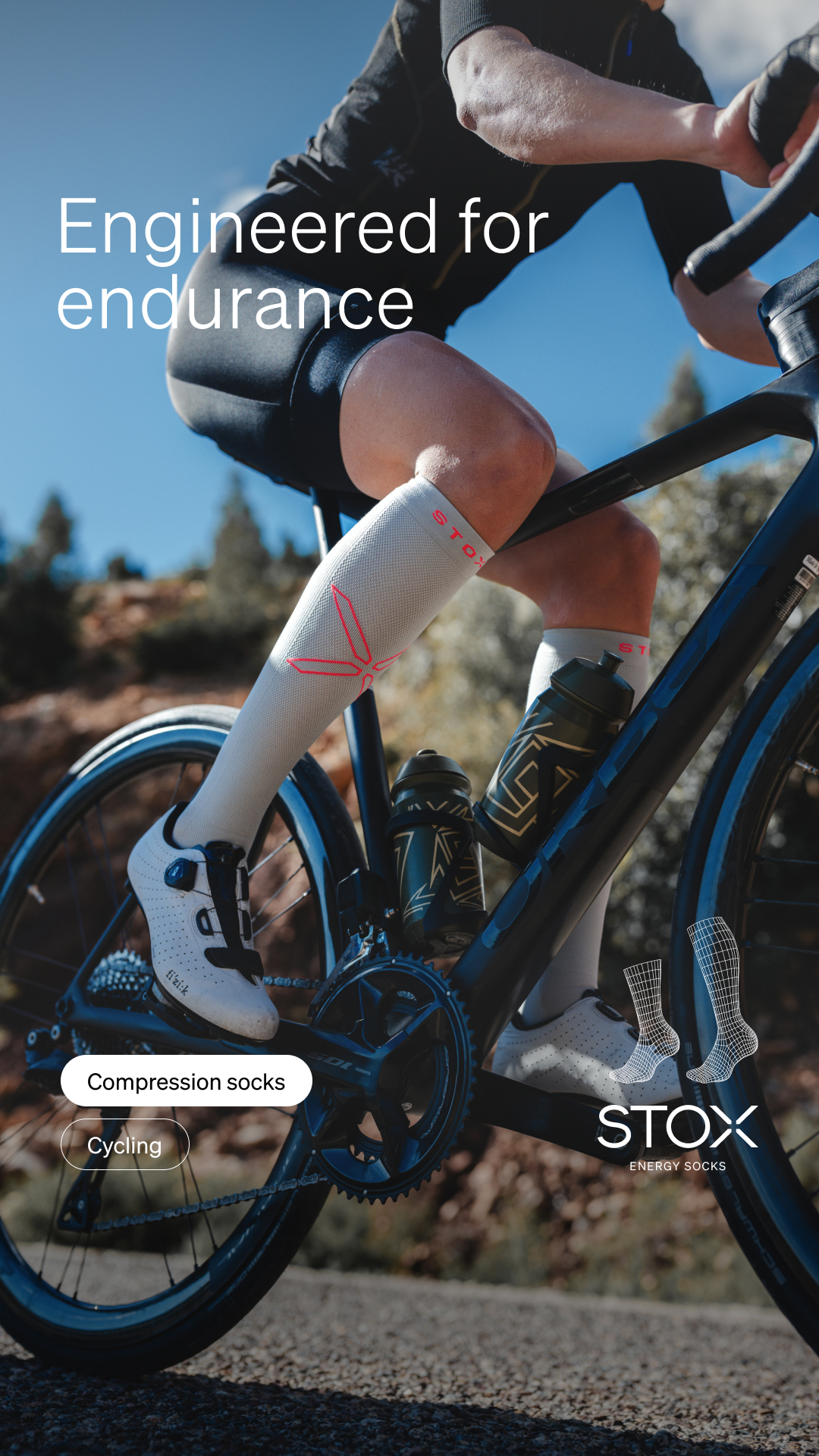 STOX Energy Socks Facebook ad