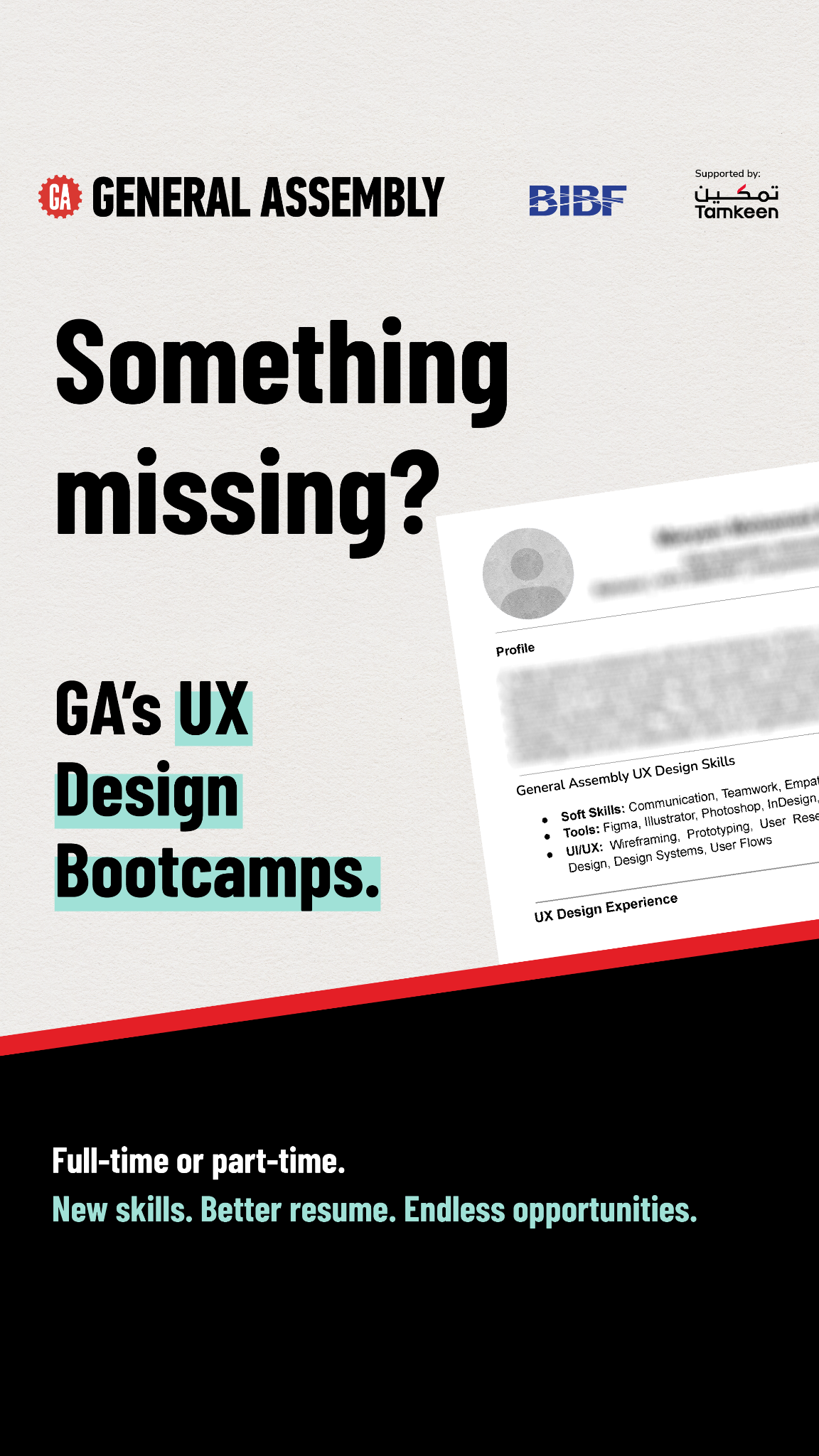 General Assembly Middle East Facebook ad
