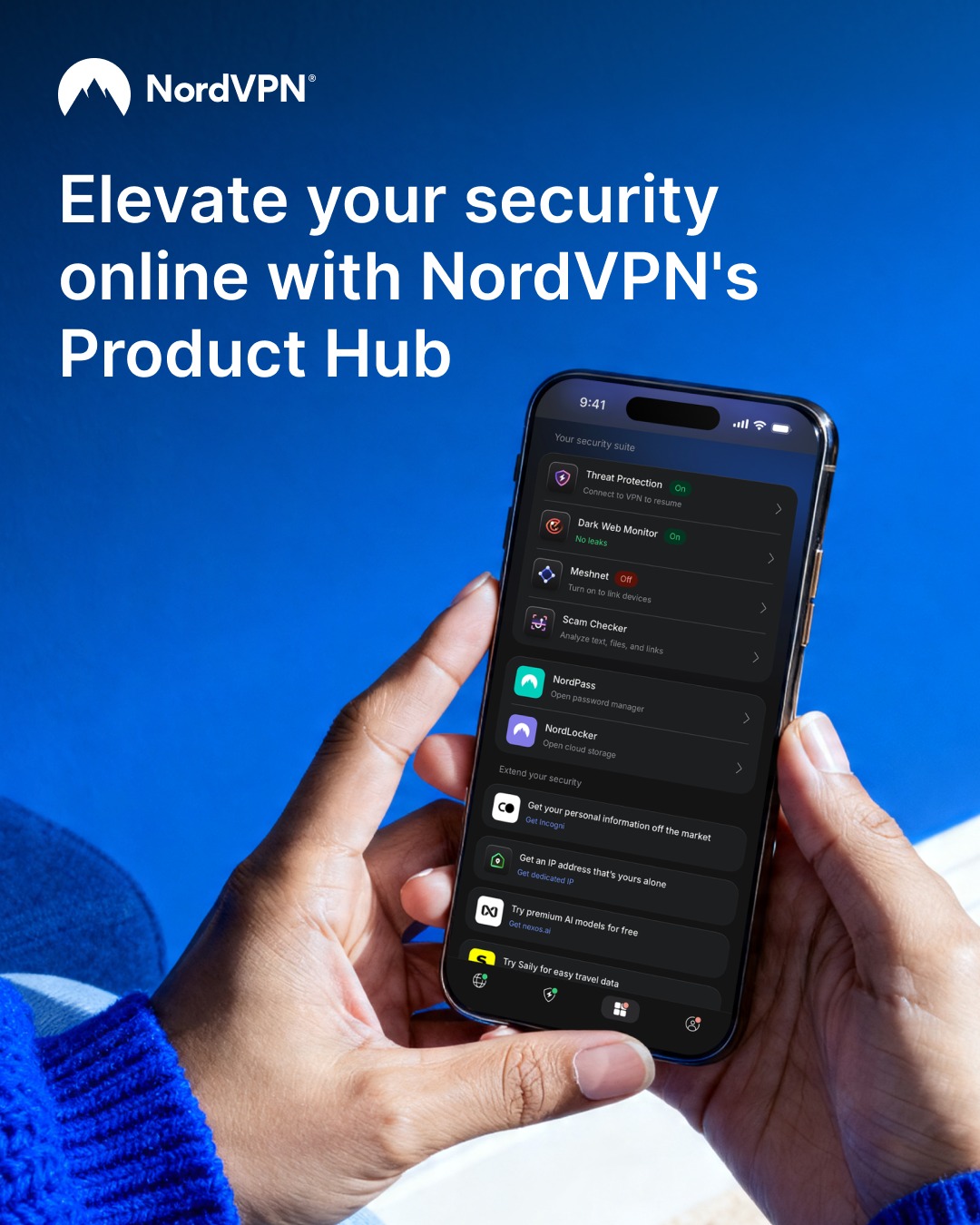 NordVPN Facebook ad