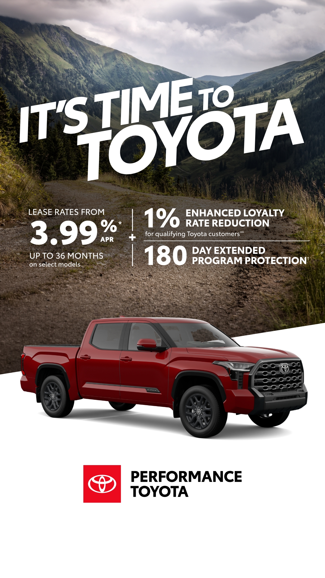 Performance Toyota Facebook ad from Jul 10, 2026