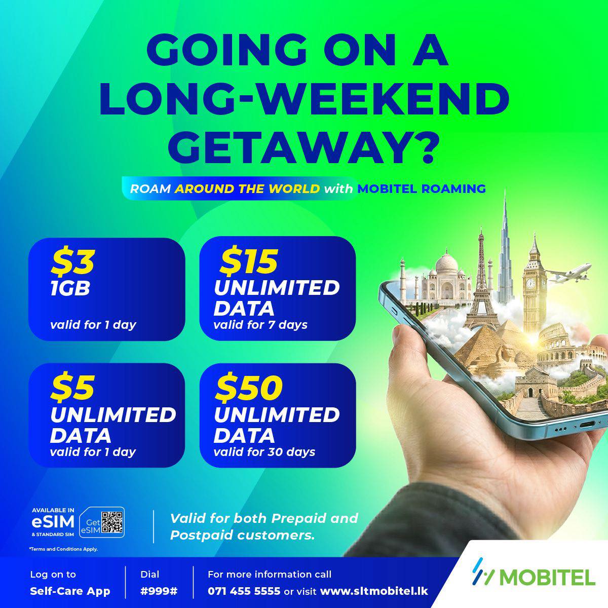 SLTMobitel Facebook ad