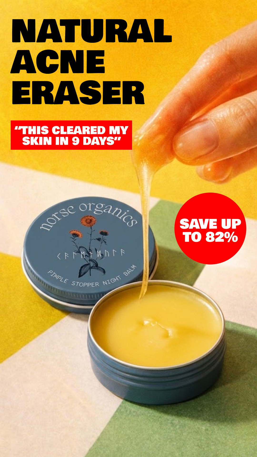 Norse Organics Facebook ad