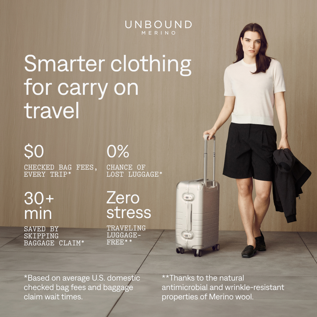 Unbound Merino Facebook ad