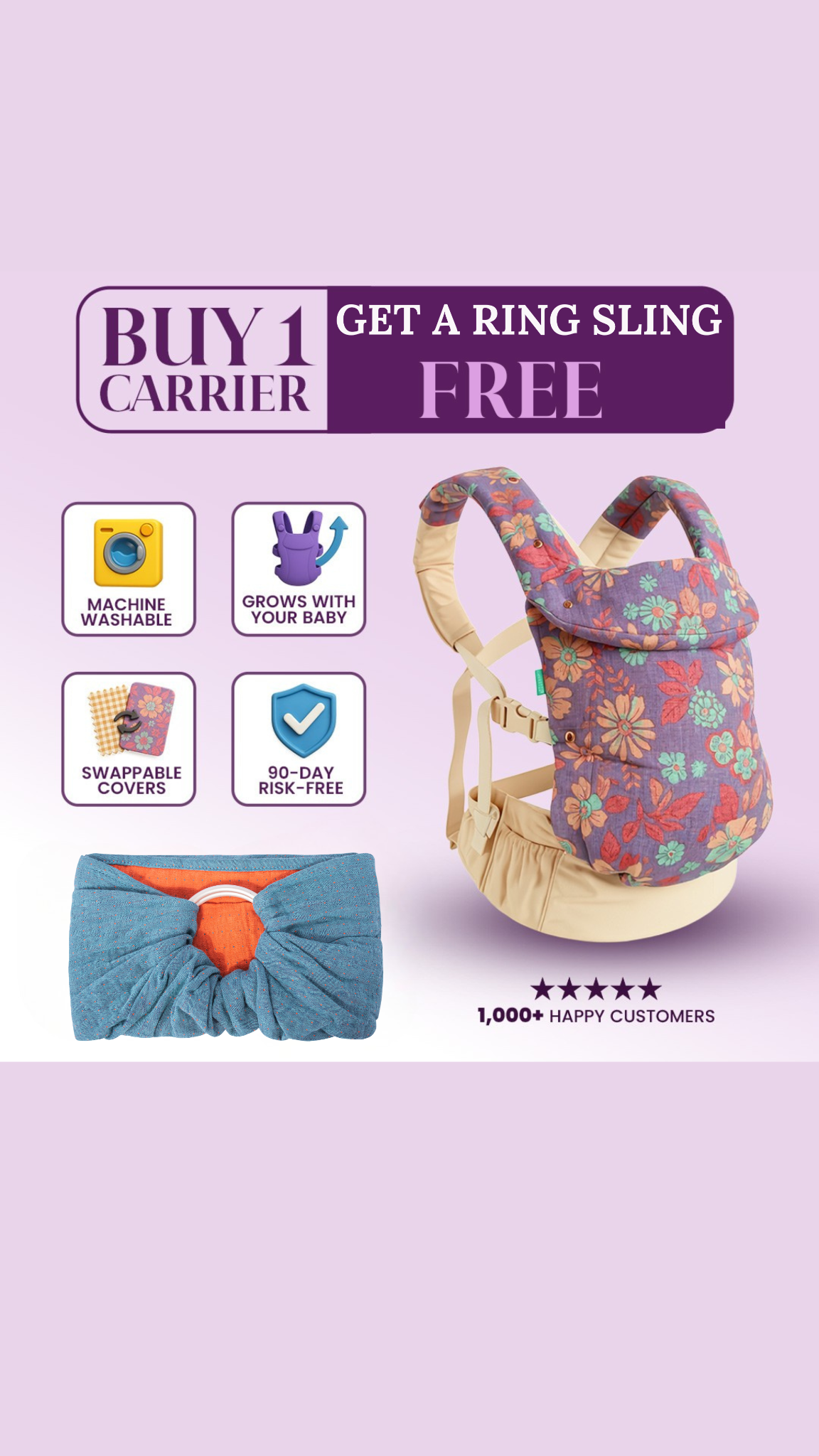 Gojiberry Baby Carriers Facebook ad from Apr 26, 2026