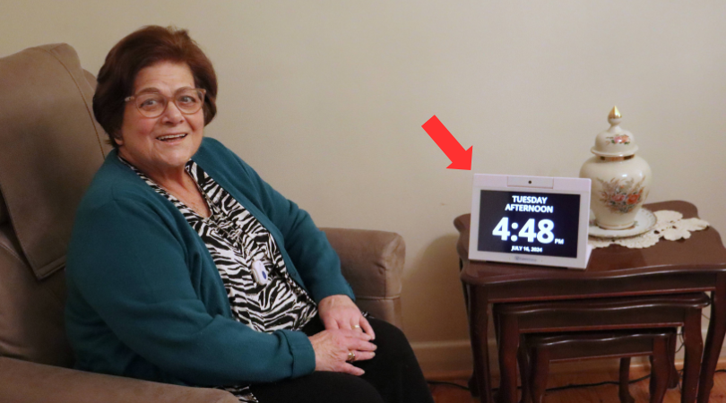 CareWindow Facebook ad: So easy, someone with dementia can use it.