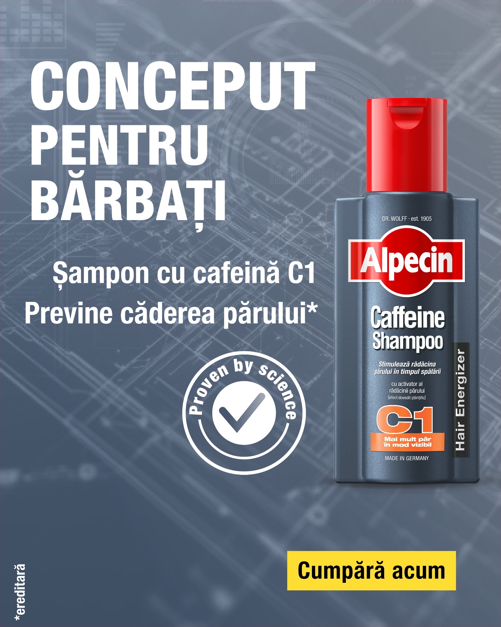 Alpecin Facebook ad