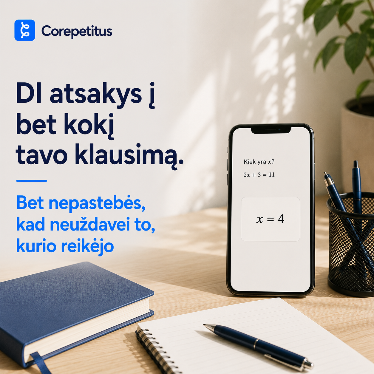 Corepetitus Facebook ad