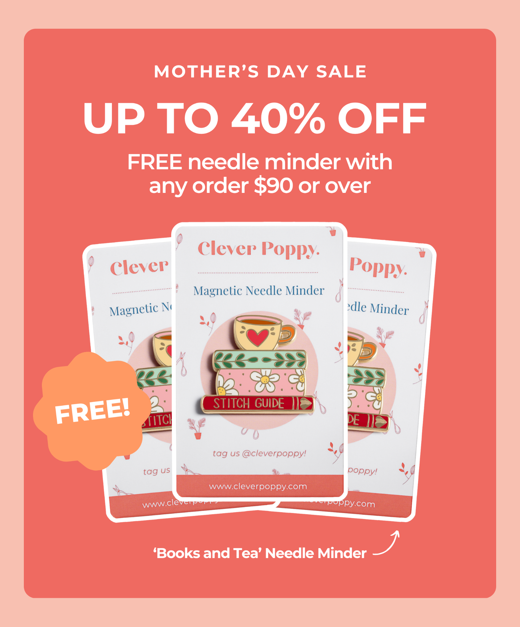 Clever Poppy Facebook ad