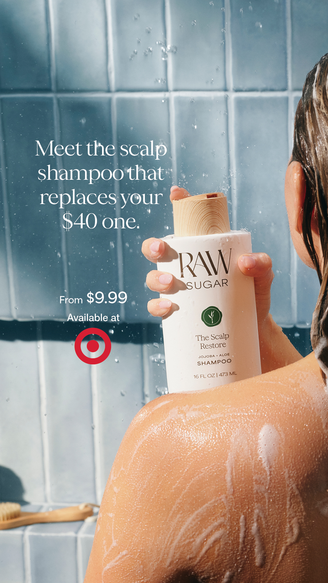 Raw Sugar Facebook ad: Scalp wellness, simplified.
