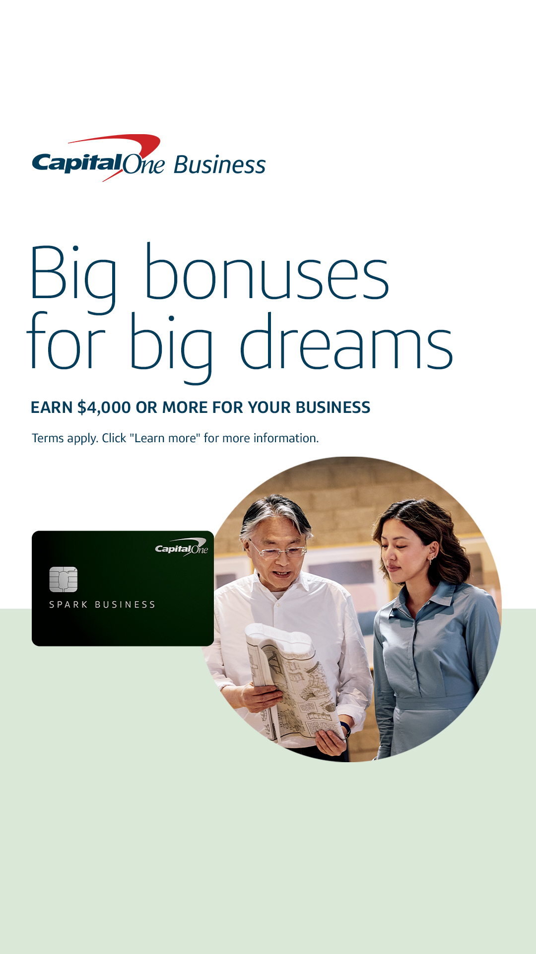 Capital One Business Facebook ad
