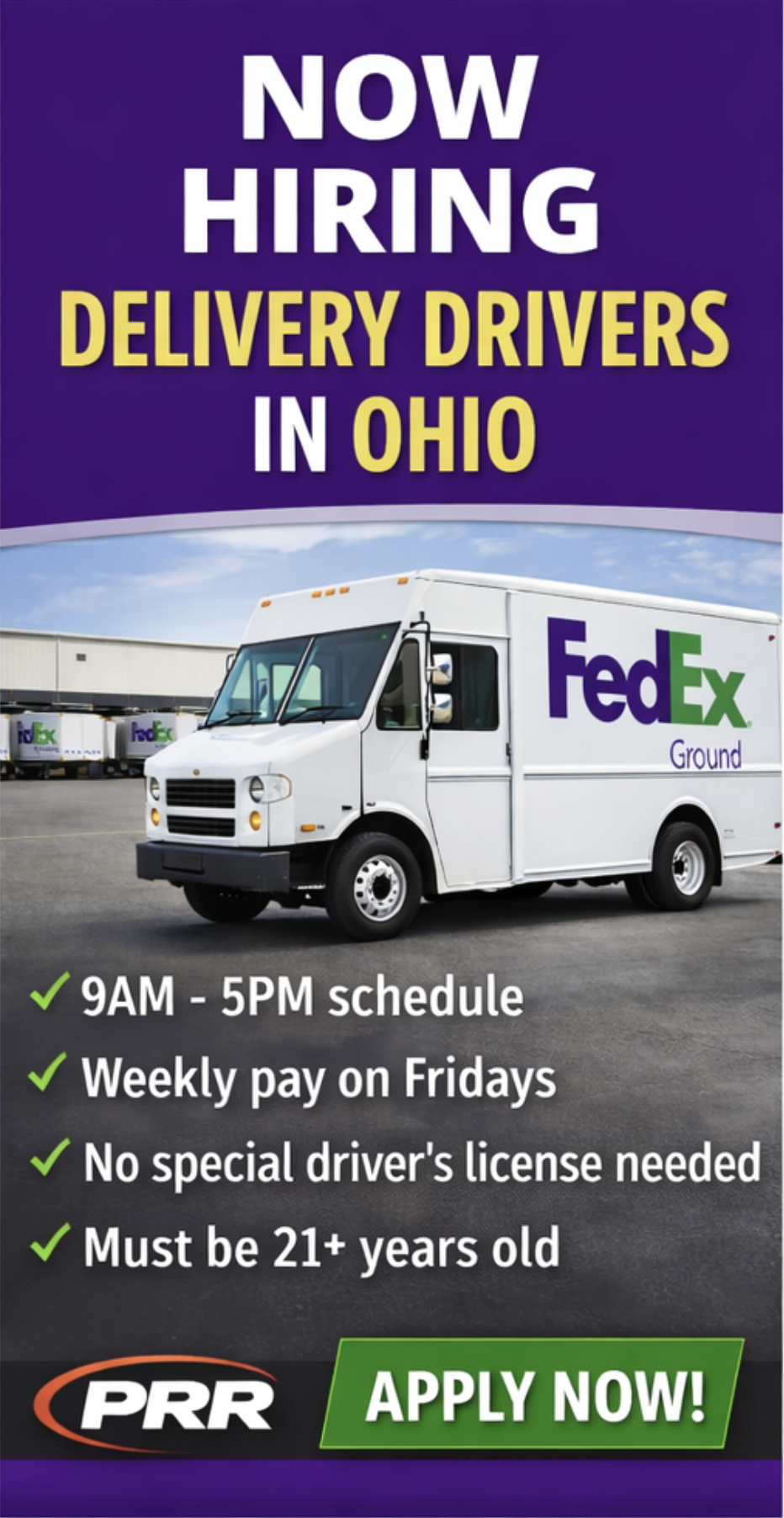 PRR Logistics - Ohio Facebook ad from Dec 22, 2025
