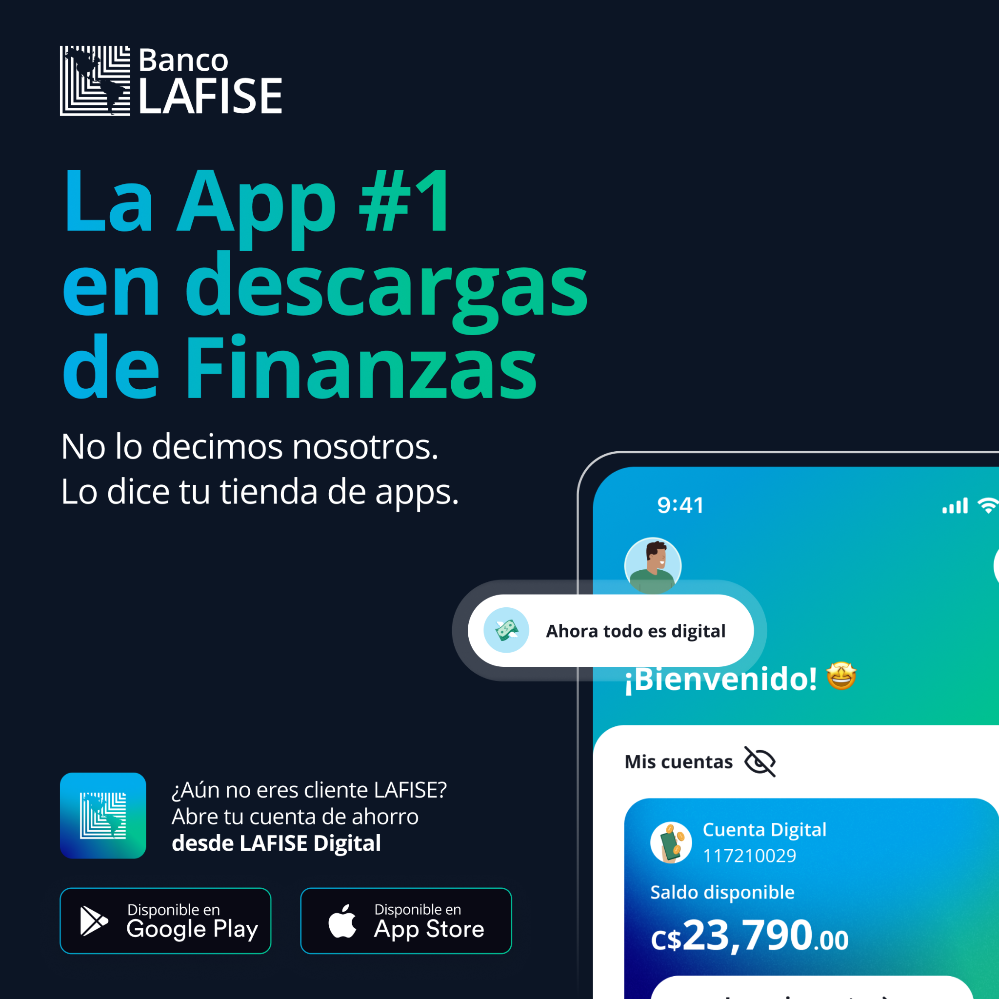 Banco LAFISE Facebook ad