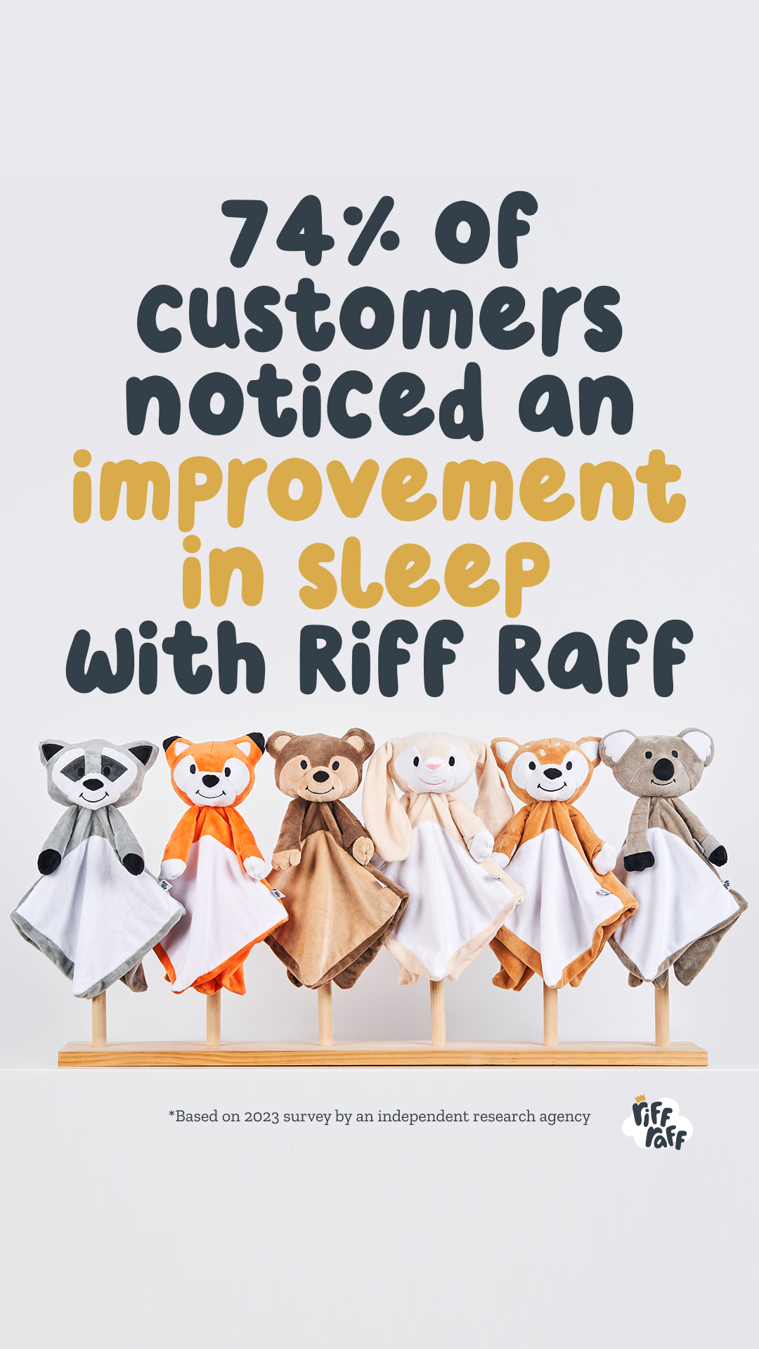 RIFF RAFF SLEEP TOYS Facebook ad